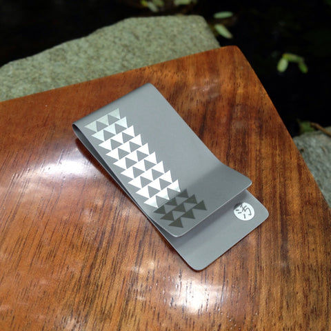 Dirte Knives - Ti Money Clip - Aumakua - Front
