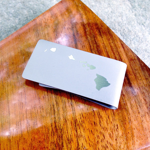 Dirte Knives - Ti Money Clip - Kanaka Maoli - Back
