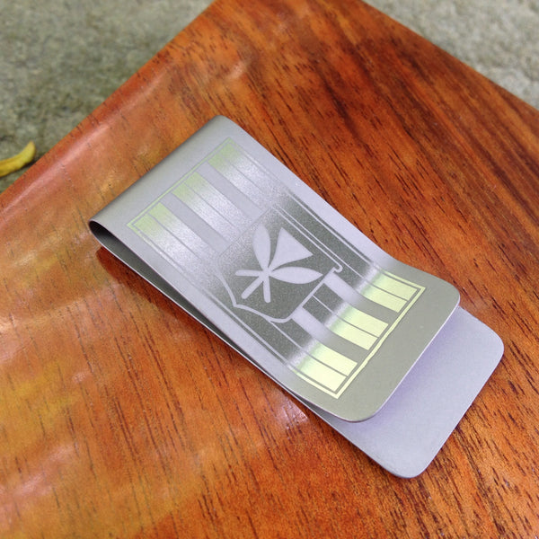 Dirte Knives - Ti Money Clip - Kanaka Maoli - Front