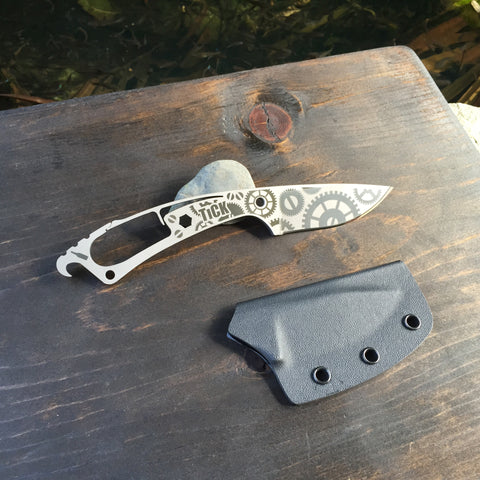 Dirte Knives - Titanium Knife - Steamy Tick