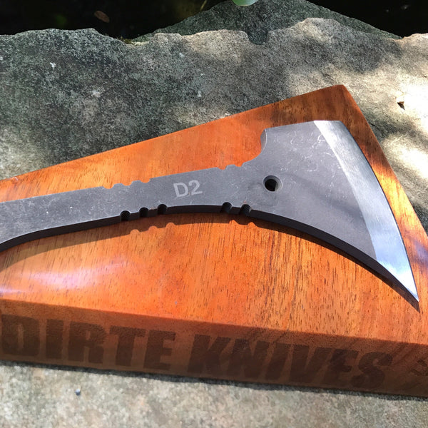Dirte Knives - Custom Knife - Heliconia Handhawk #2 - Back