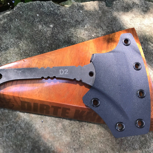 Dirte Knives - Custom Knife - Heliconia Handhawk #2 - Sheath