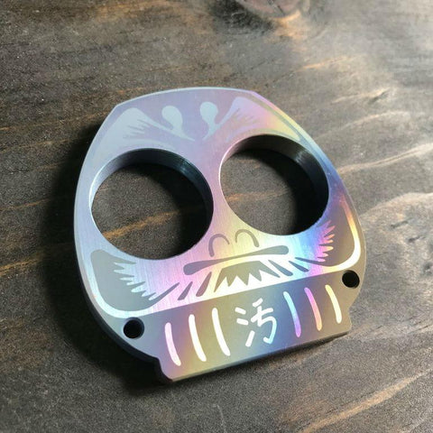 DirteKnives - Titanium Daruma - Rainbow