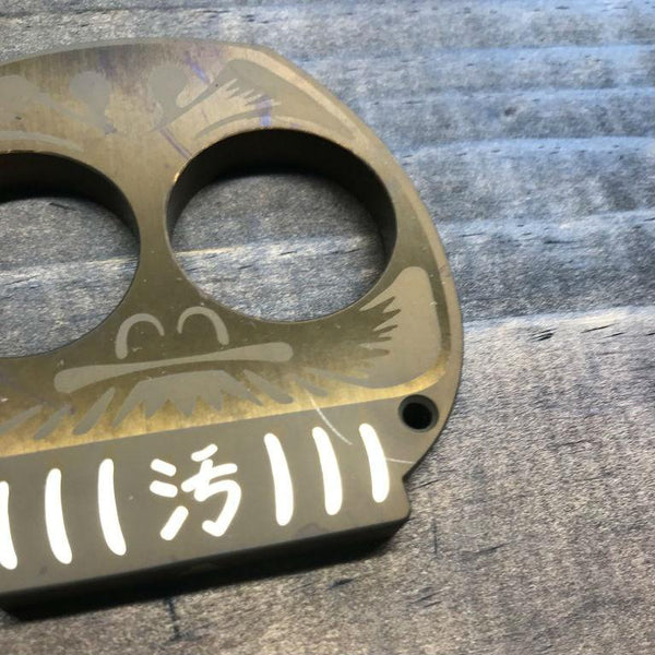 DirteKnives - Titanium Daruma - Scarface Bronze